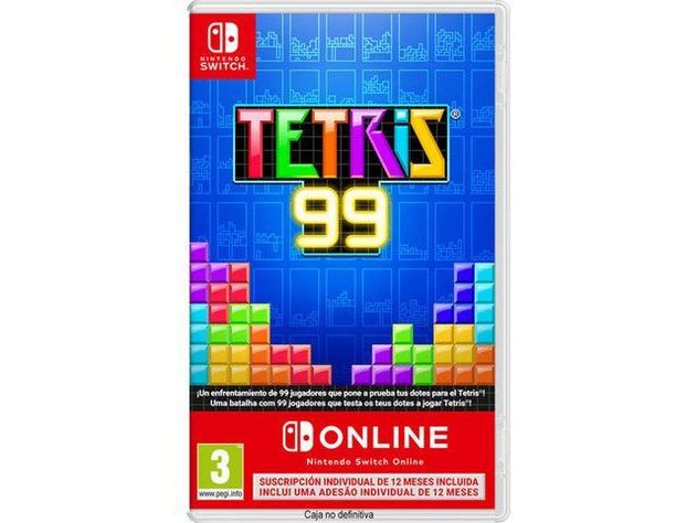 Tetris 99 + 12 Meses Nintendo (EU Version) - Switch Físico - Sniper-0