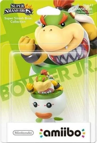 Figura Amiibo Bowser Jr. - Colección Super Smash Bros - Sniper-0