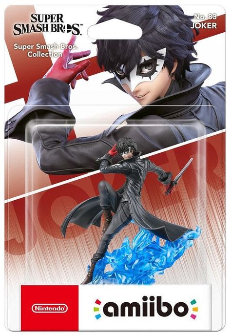 Figura Amiibo Joker - Colección Super Smash Bros - Sniper-0