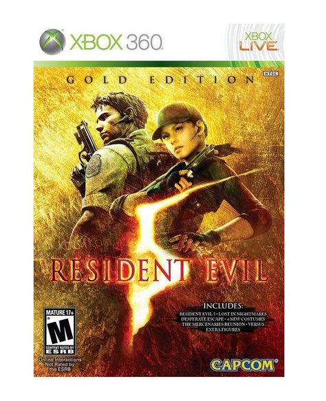 Resident Evil 5 Gold Ed.- Xbox 360 Físico - Sniper-0