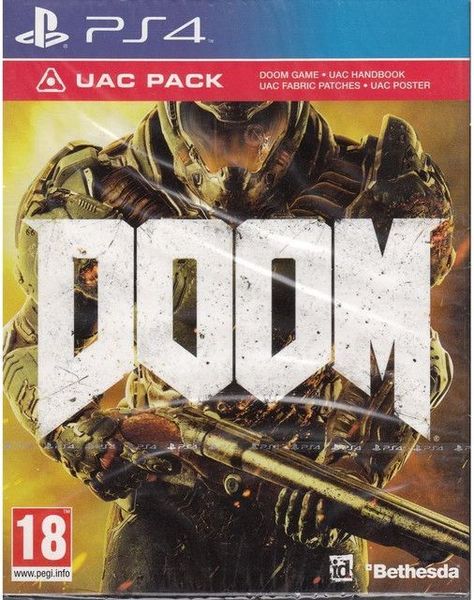 Doom 4 With Uac Pack Brand (EU Version) - Ps4 Físico - Sniper-0