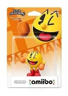 Figura Amiibo Pac-man - Colección Super Smash Bros - Sniper-0