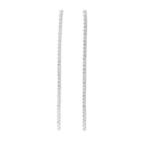 Aros Daria Cintillo Circones Blancos Plata Fina 925-1