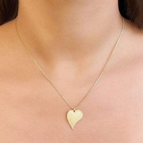 Collar Corazón Tierno Enchapado Oro 18K-2