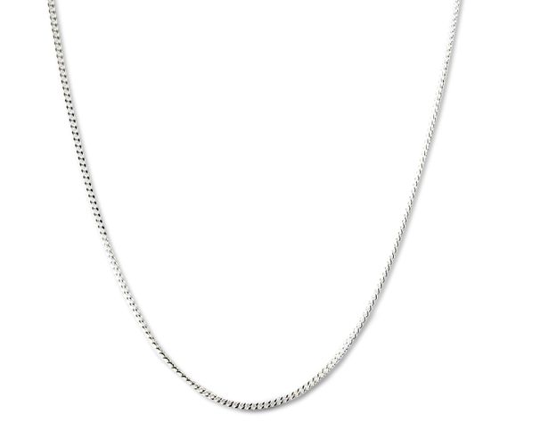 Cadena Grumet  45 cm Plata Fina 925 -0
