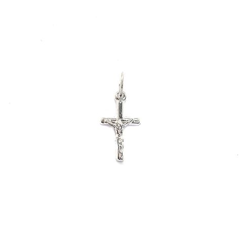Colgante Cruz Cristo Plata Fina 925-0
