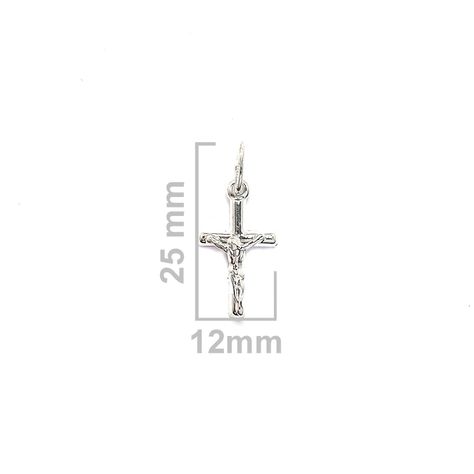 Colgante Cruz Cristo Plata Fina 925-1