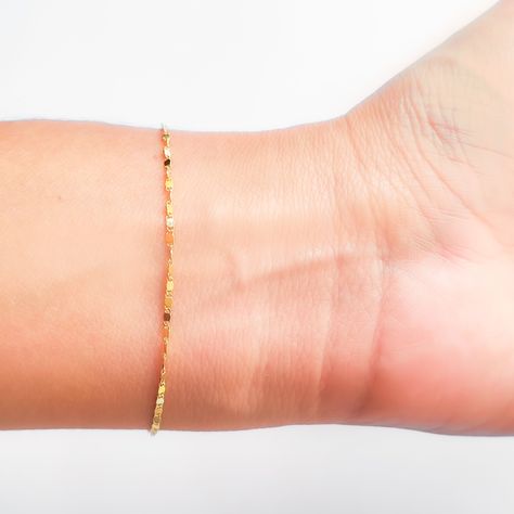 Pulsera Crespo Fina Enchapada Oro 18K-3