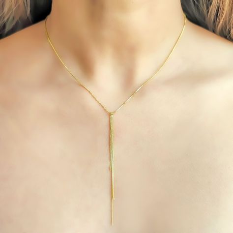 Collar Corbatero Cassandra Enchapado Oro 18K-2