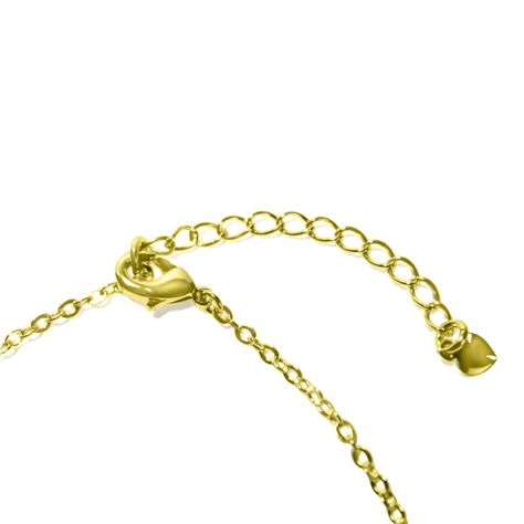 Tobillera 5 Circones Blanco Enchapado Oro 18K-3