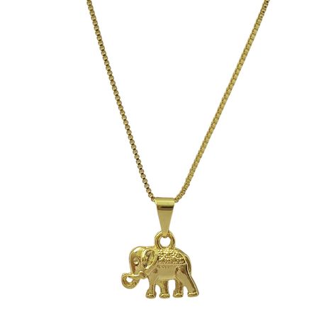 Collar Elefante Veneciana Enchapado Oro 18K-0