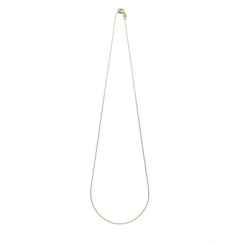 Cadena Mini Puntos 50cm Enchapada Oro 18K-0