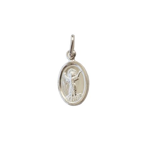 Colgante Medalla Divino Niño 9mm Plata Fina 925-0