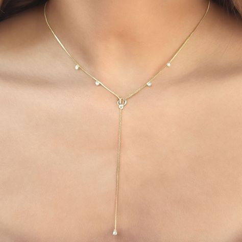 Collar Cactus Circón Enchapado Oro 18KA-3