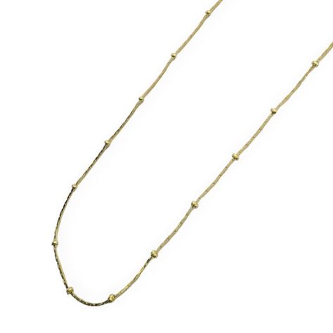 Cadena Cuadrada Donas Enchapado Oro 18K-2