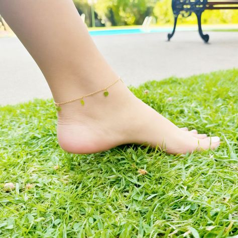 Tobillera Corazón Enchapado Oro 18K-1
