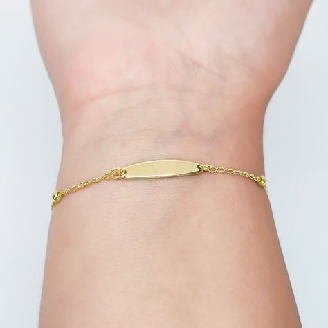 Pulsera Niña Piocha Enchapado Oro 18KA-1