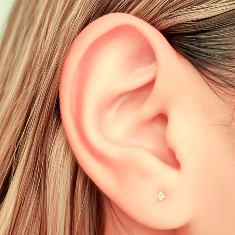 Aros Abridores Solitario Oro 18K-3