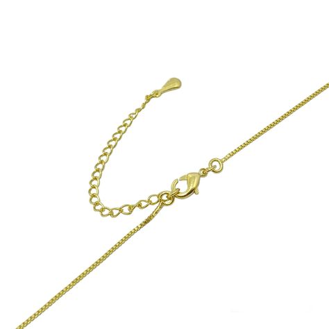 Collar Gota Circón Morado Enchapado Oro 18K-2