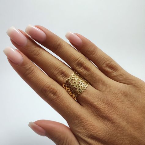 Anillo Hojas de Otoño Enchapado Oro 18K-2