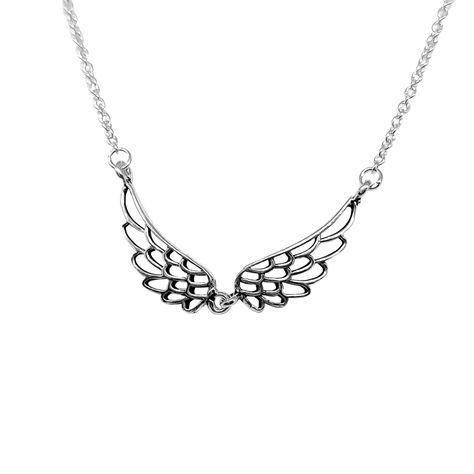 Collar Dos Alas Plata Fina 925-0
