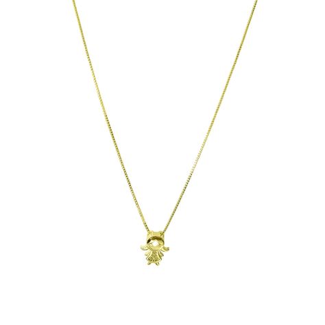 Collar Niña Circón Enchapado Oro 18K-0