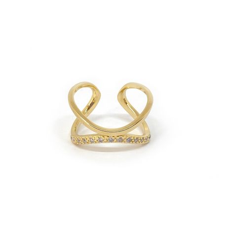 Anillo Circones Anastasia Enchapado Oro 18K-0