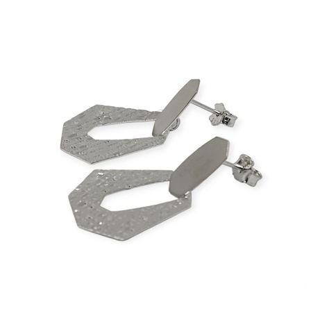 Aros Helena Satinados Plata Fina 925-1