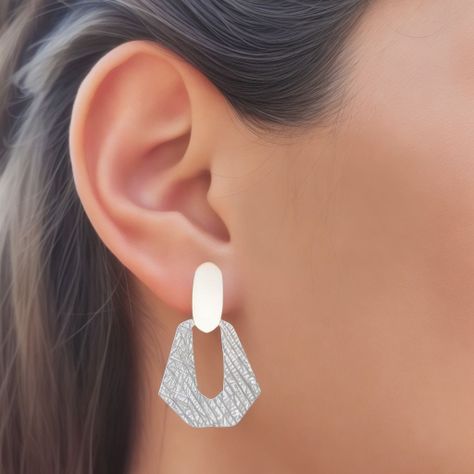 Aros Helena Satinados Plata Fina 925-3