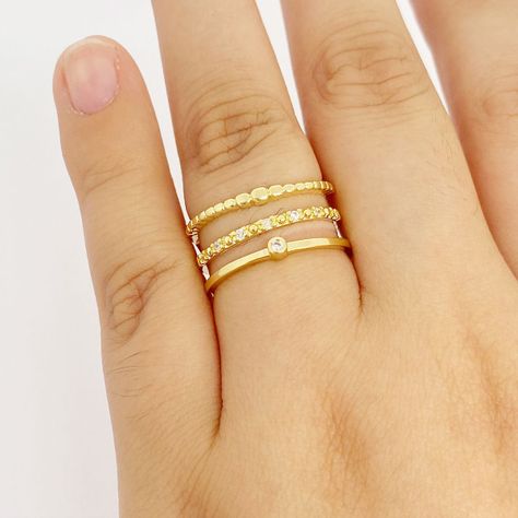 Anillo Natalia #20 Enchapado Oro 18K-1