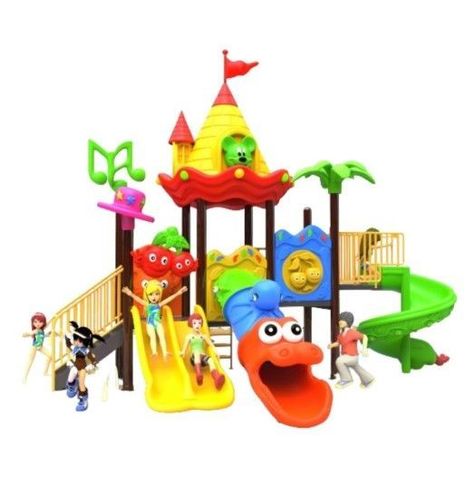 Estación de Juegos Castillo Mouse Tres Toboganes Espiral Doble y Tubular-0