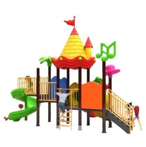 Estación de Juegos Castillo Mouse Tres Toboganes Espiral Doble y Tubular-1