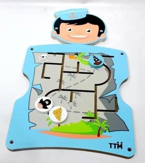Juego Pared Madera Diseño Marinero-1