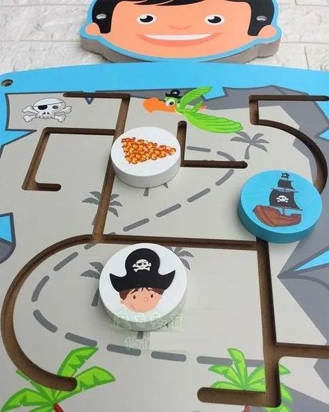 Juego Pared Madera Diseño Marinero-2