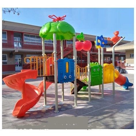 Estación de Juegos Libélula Cuatro Toboganes-1