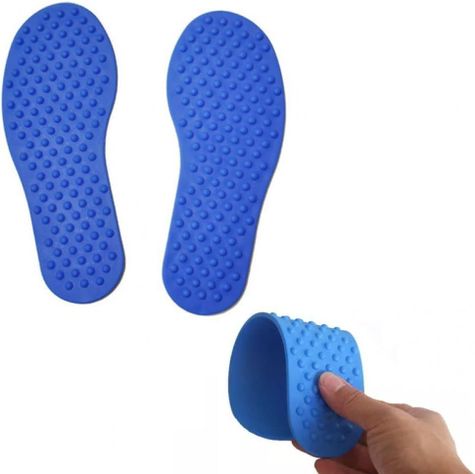 Set 4 Pares de Pies Marcadores Antideslizantes Piso Colores-4