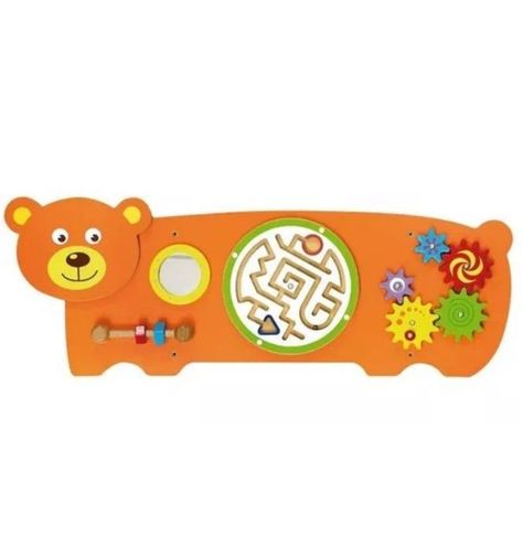 Juego Pared Madera Diseño Oso-0