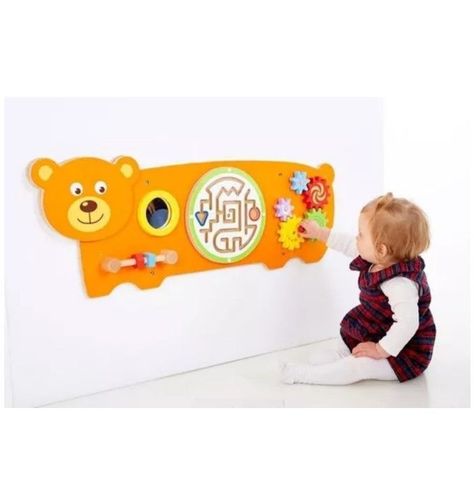 Juego Pared Madera Diseño Oso-1