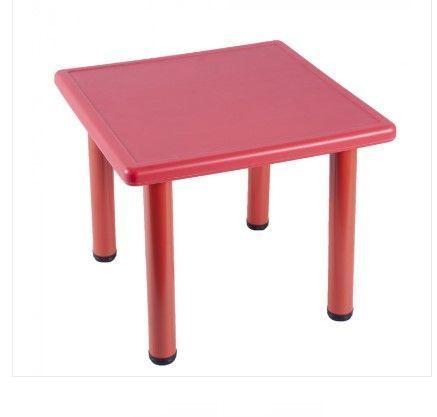 Mesa Infantil Cuadrada Roja-1