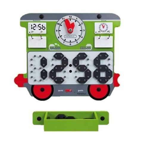 Juego Pared Madera Diseño Tren-2
