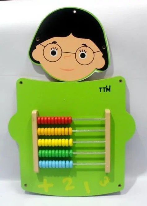 Juego Pared Madera Diseño Profesora-1