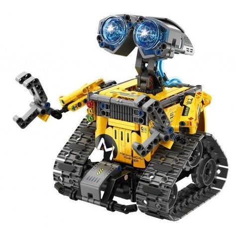 3 en 1 Robot Wall-e Autobot y Dinobot Bloques Construcción Radio Control Programable-1