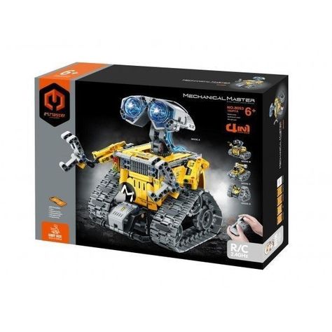3 en 1 Robot Wall-e Autobot y Dinobot Bloques Construcción Radio Control Programable-5