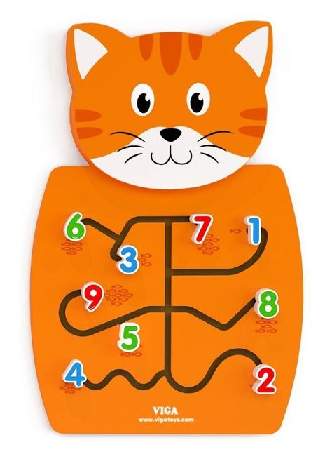 Juego Pared Madera Diseño Gato-0