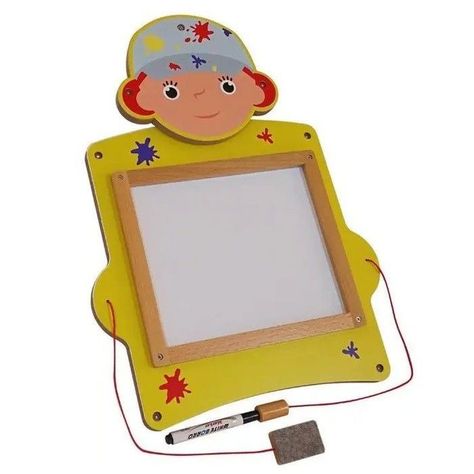 Juego Pared Madera Diseño Pintora-1