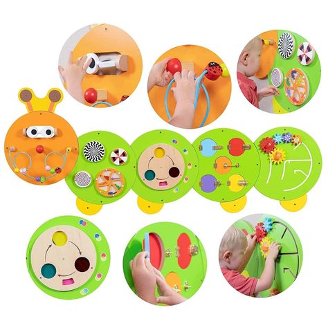 Juego Pared Madera Diseño Oruga-2