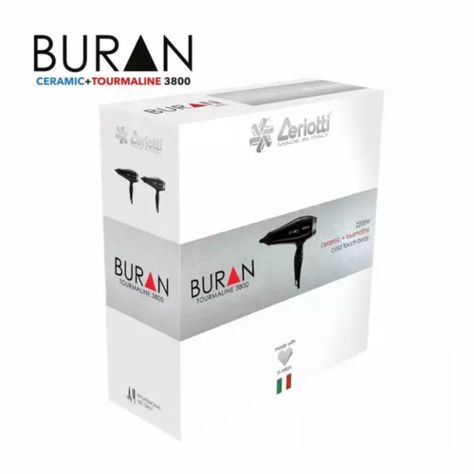 Secador Ceriotti Buran Tourmaline 3800 - 2200w Negro-1