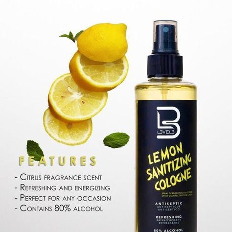 Lemon Sanitizing Cologne Level 3 (250ml)-2