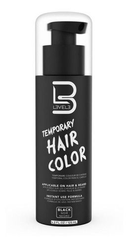 Tinte Para Barba Color Negro Level 3-0
