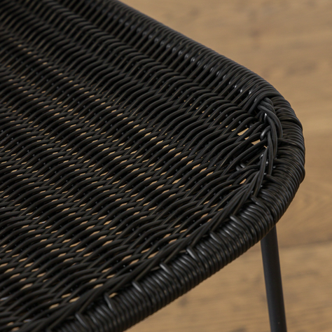 Taburete Golfet Negro Alto-4